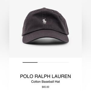 Polo by Ralph Lauren Black Classic baseball Cap